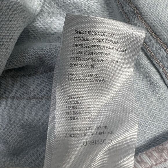 BDG Urban Outfitters High Rise Baggy Ripped Jeans Sz 27 x 32L Light Wash Grunge - Picture 9 of 9